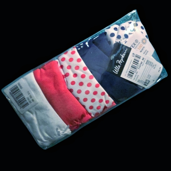 Ulla Popken Other - Ulla Popken Polka Dot Bikini Bottoms. Size 28/30 US. 5pk. NWT.